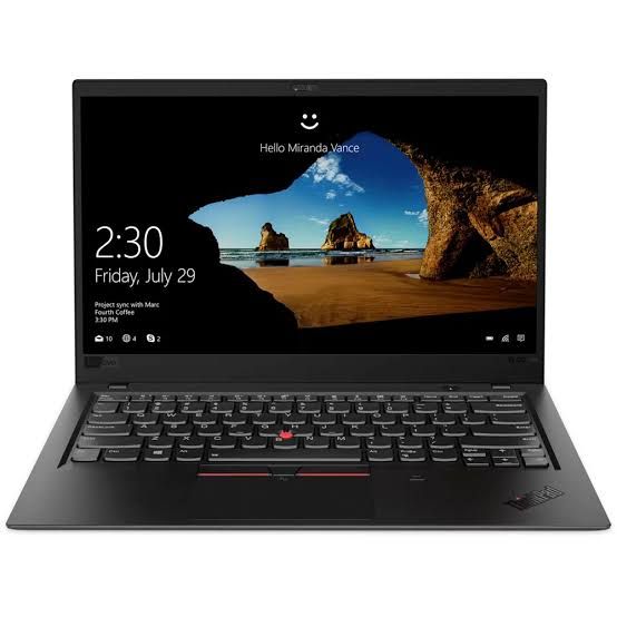 Lenovo X1 Carbon (Intel Core i5 (8th Gen), 16GB RAM, 256GB Storage) – Refurbished Laptop